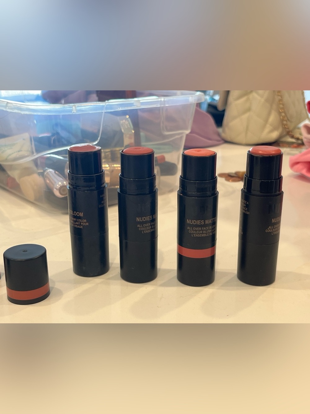 Nudestix Nudies Matte Cream Cheek Stick - Warm Coral